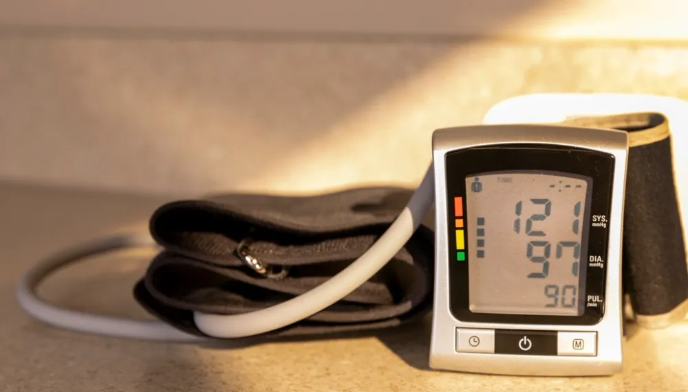 Digital blood pressure monitor for home use