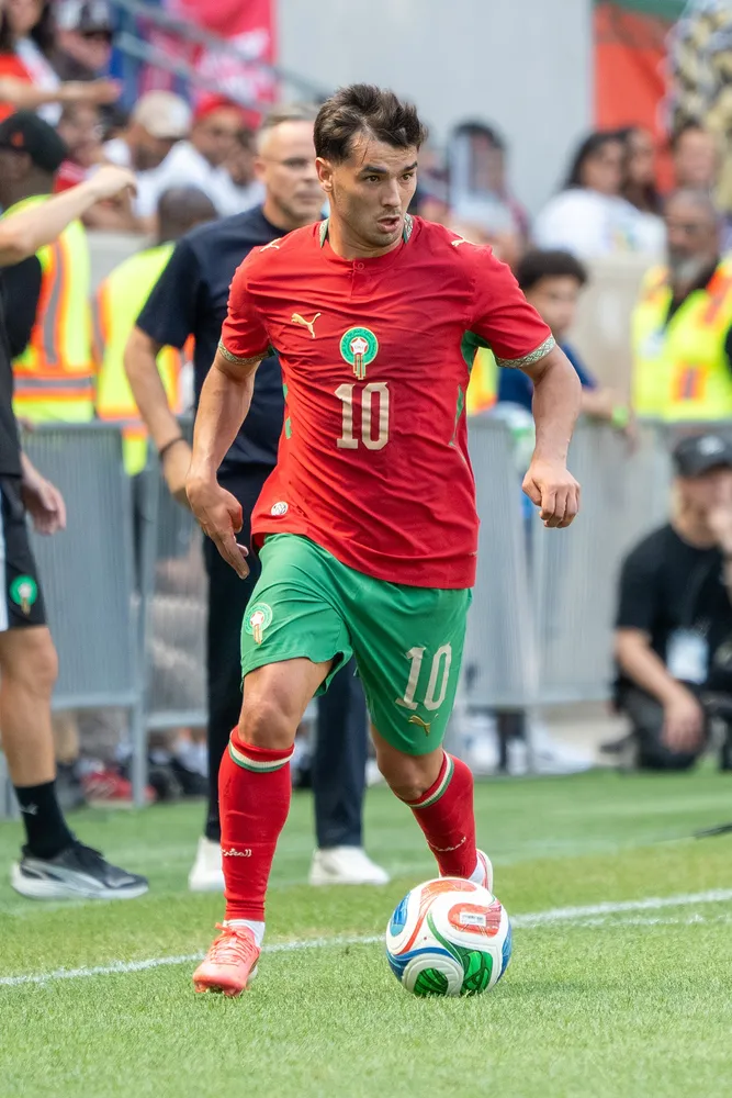 Brahim Díaz, whose through-ball created Morocco's second goal