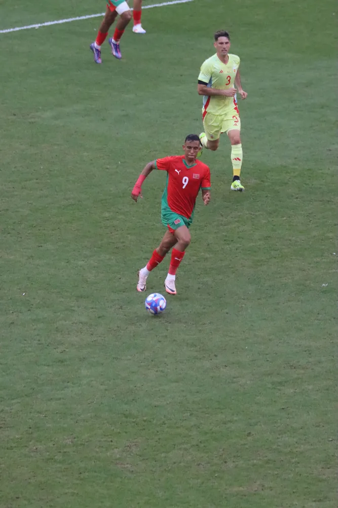Soufiane Rahimi, who sealed Morocco's 3-0 win in stoppage time