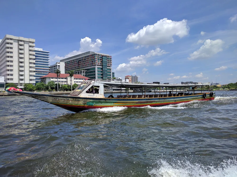 The Chao Phraya River, Bangkok's main water source, where PFAS contamination has been detected in research studies