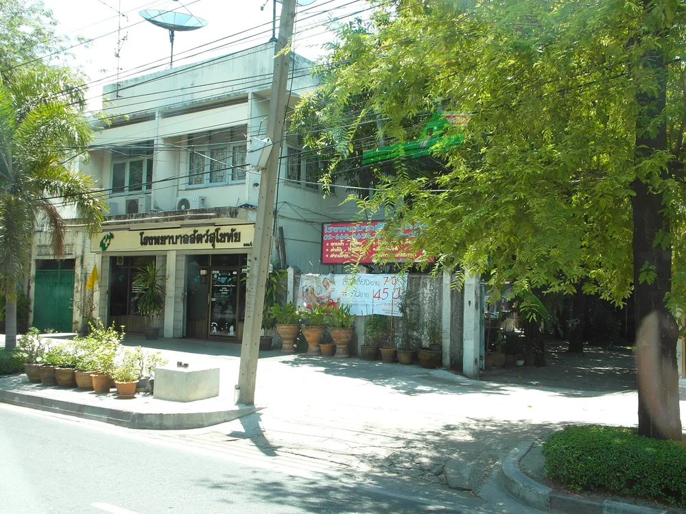 A neighbourhood pharmacy in Bangkok, one of the scheme's near-home service units
