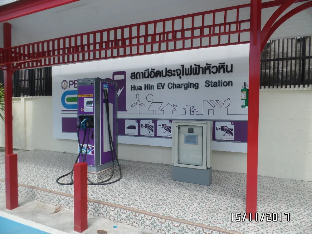 EV charging station in Hua Hin, Thailand