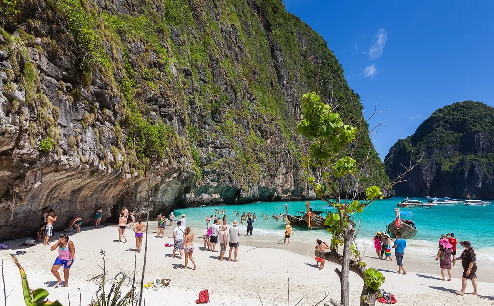 A turquoise beach along Thailand's southern coast