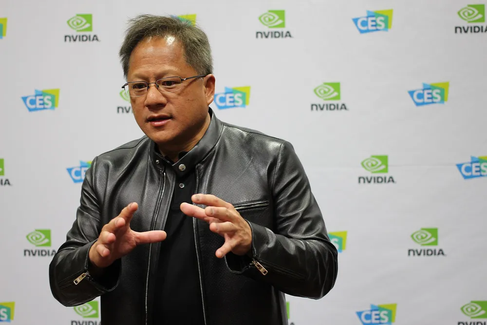 Jensen Huang, CEO of Nvidia, one of the signatories of the White House AI safety accord